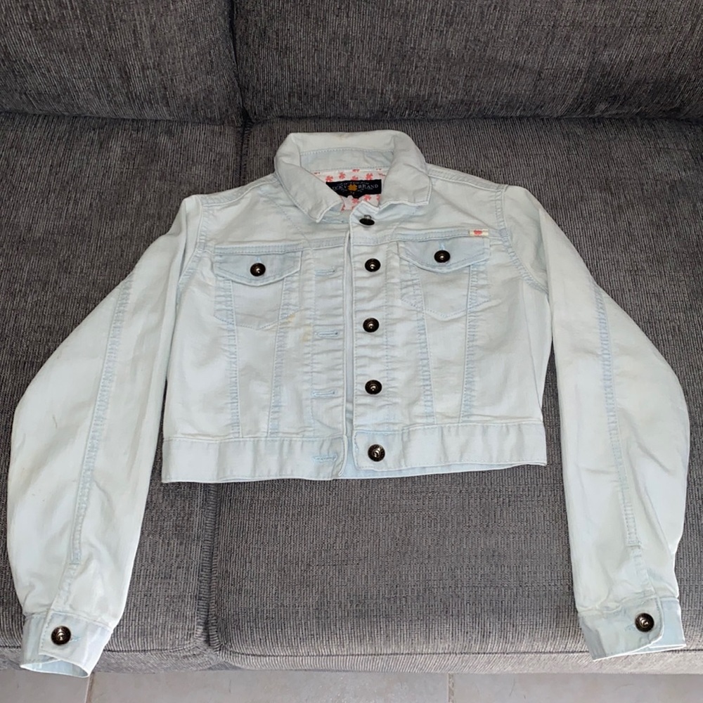 Lucky brand Jean cropped jacket - Picture 1 of 3